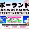 海外旅行ならWiFiもSIM不要！楽天モバイルで海外2GB無料！